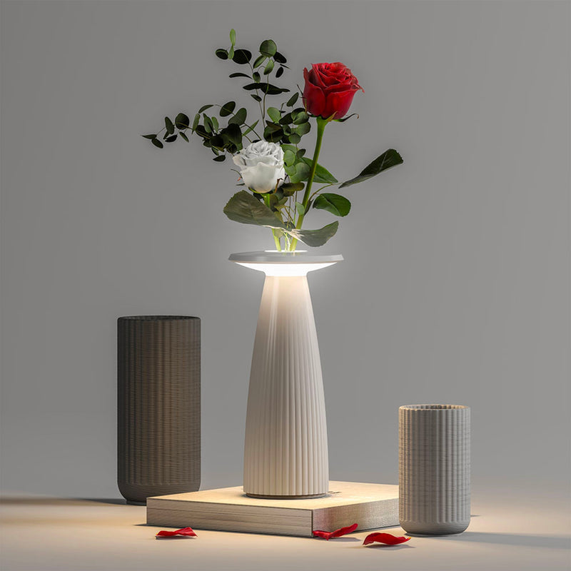 Lámpara de mesa inalámbrica - Flora Mini Blanco