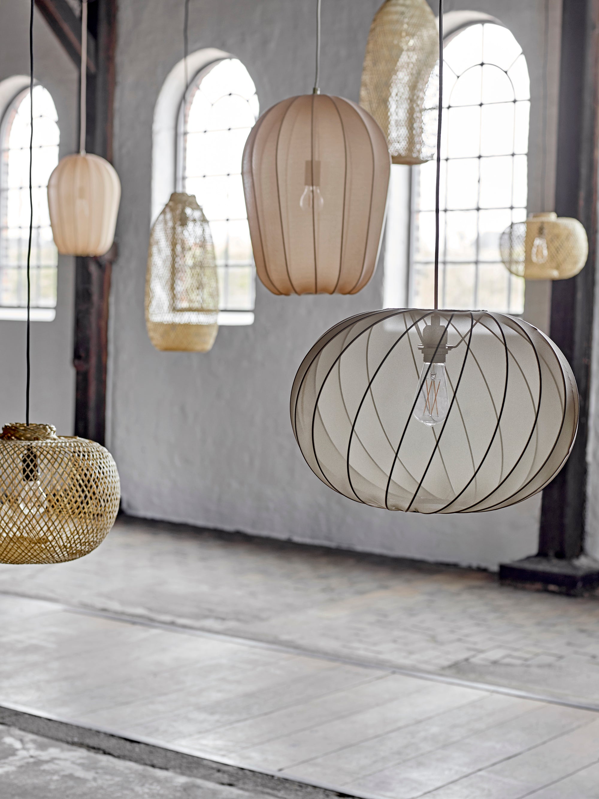 Naluna - Suspension - Naturel - Polyester