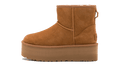 Classic Mini Platform Boot Chestnut - Marron