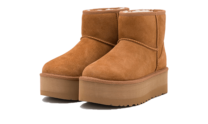 Classic Mini Platform Boot Chestnut - Marron