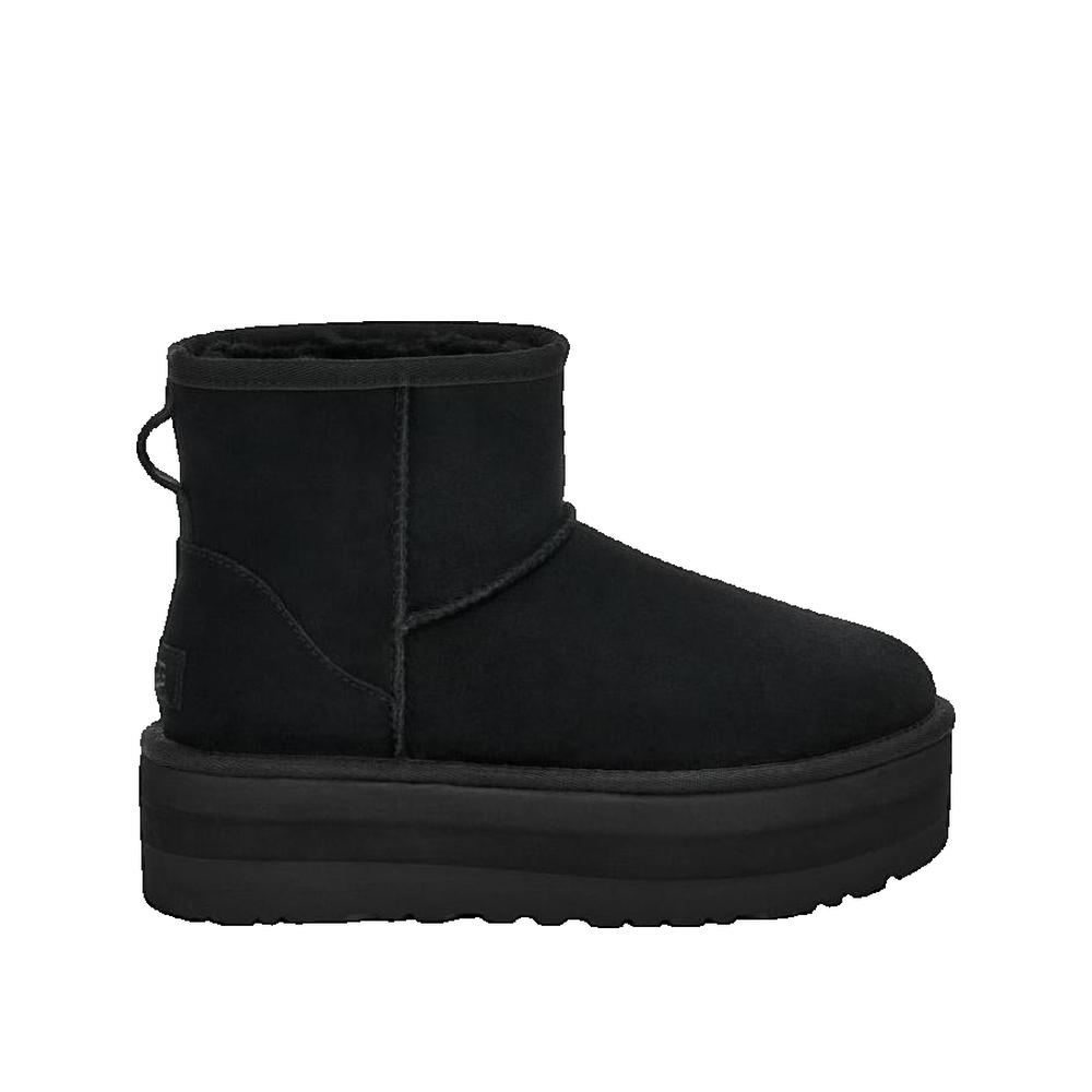 Classic Mini Platform Boots - Black