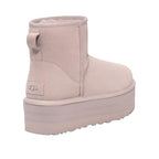 Botas clásicas mini con plataforma - rosa pálido