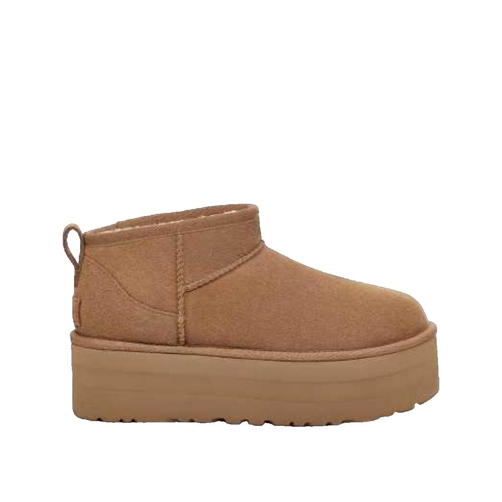Classic Ultra Mini Platform Boots - Brown