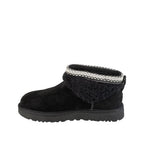 Botas Classic Ultra Mini Maxi Curly - Negro