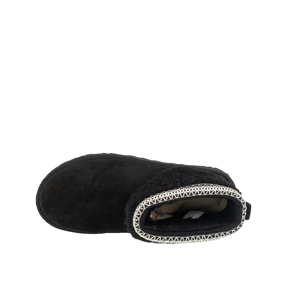 Botas Classic Ultra Mini Maxi Curly - Negro