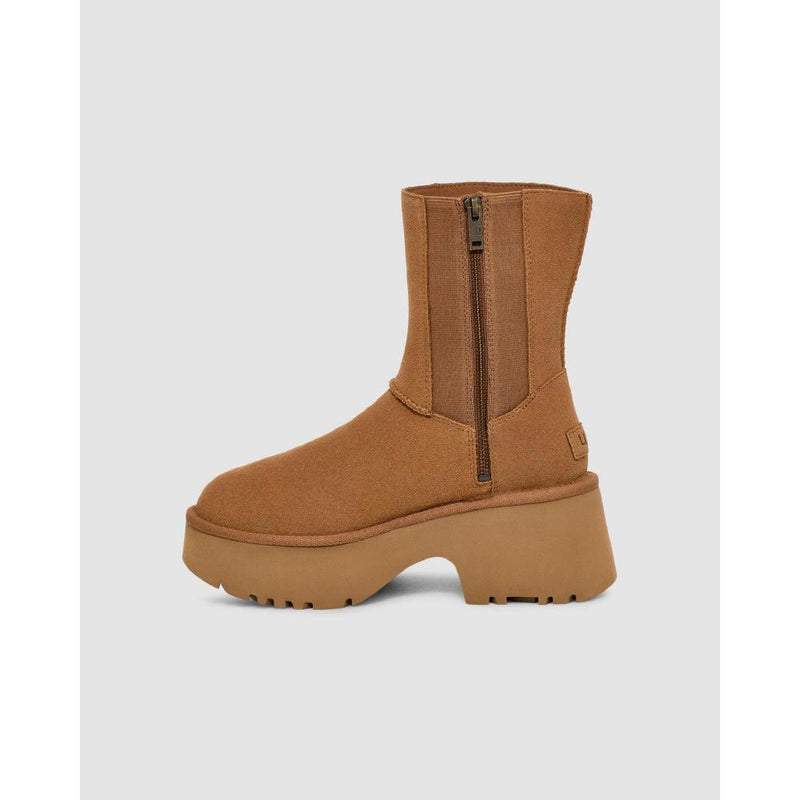 Bottes Hautes Compensées Twin Seam - Marron