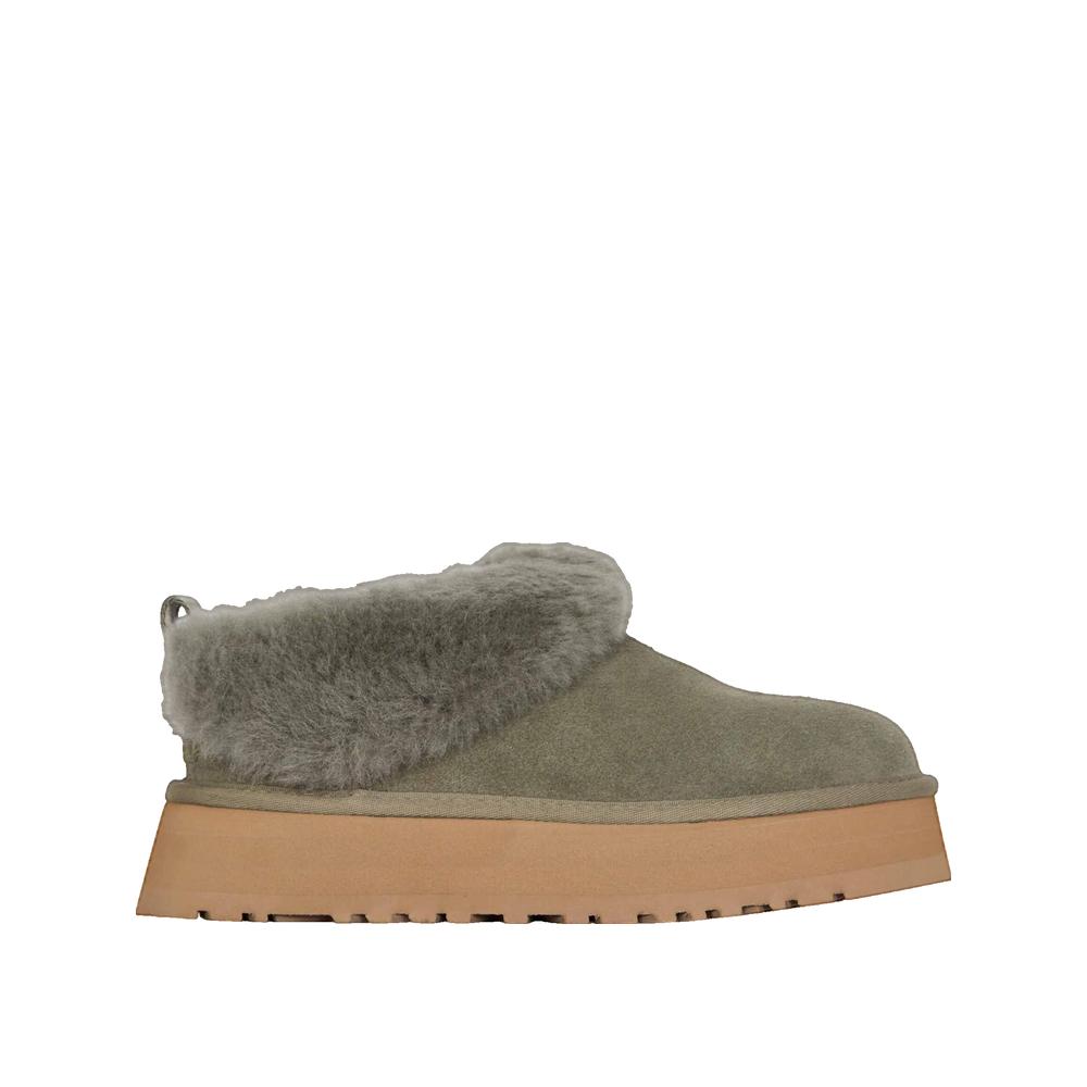 Moss Green Tazzelle Slippers