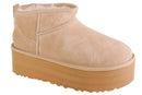 Boots Classic Ultra Mini Platform - Beige