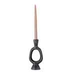 Bijan - Set of 6 Candle Holders - Black - Polyresin