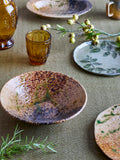 Larken - Plat De Service - Multicolore - Grès