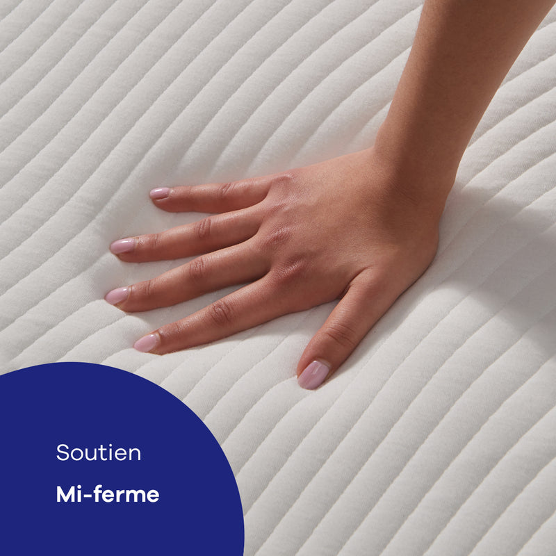 Pack - Matelas Hybride Ultime + Sommier Chêne + 2 Oreillers Ergonomiques