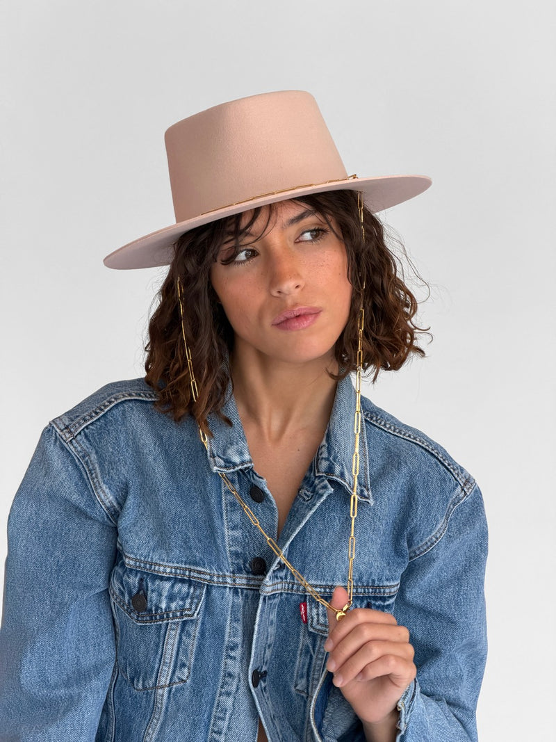 Ulysse Felt Hat - Babypink