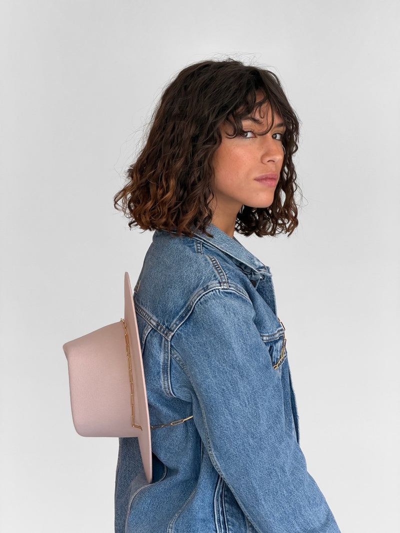 Ulysse Felt Hat - Babypink