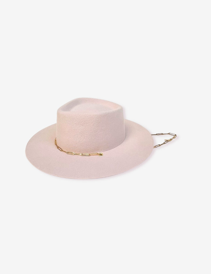 Ulysse Felt Hat - Babypink