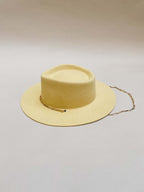 Ulysse Felt Hat - Pale Yellow