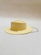 Ulysse Felt Hat - Pale Yellow