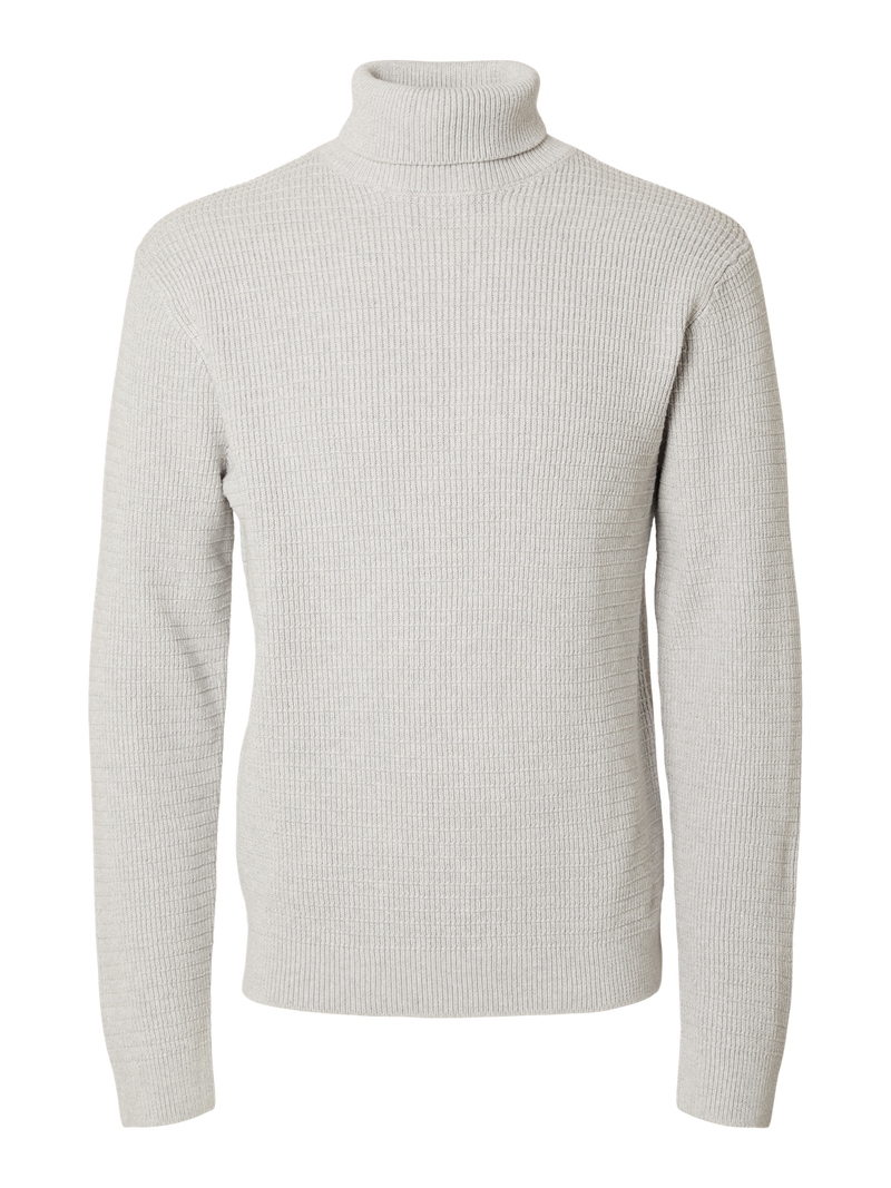 Pull En Maille - Light Grey Melange - Homme