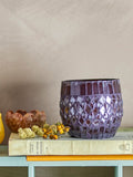 Evaline - Votive - Brown - Recycled Glass