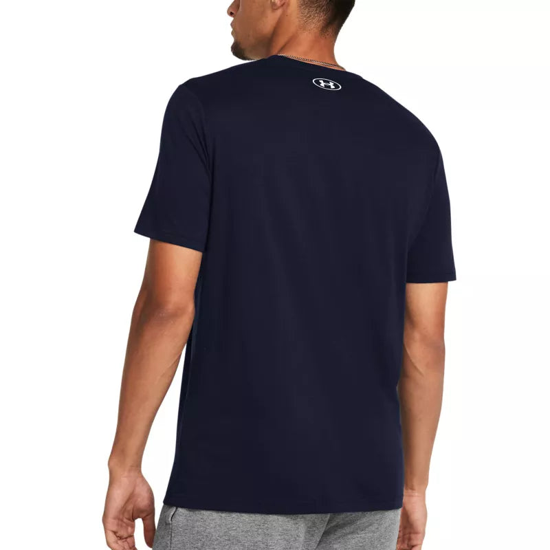 Sportstyle Logo Update Ss Tee Shirt - Bleu Marine, Blanc. - Homme