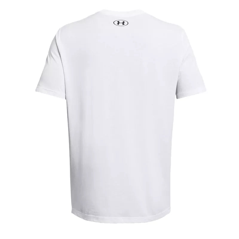 Under Armour Sportstyle Logo Update Ss Tee Shirt - Blanc/Noir