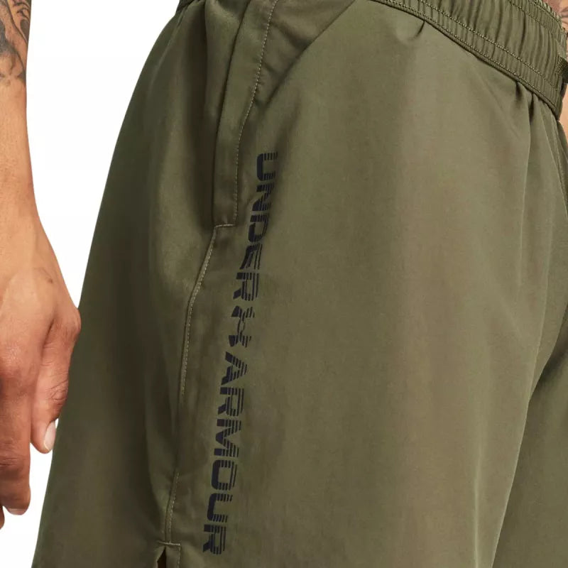 Tech Woven Wordmark Short - Vert - Homme