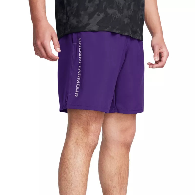 Under Armor Tech Woven Wordmark Short - Purple - Men's