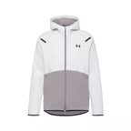 Unstoppable Fleece Full-Zip À Capuche - Gris, Blanc - Homme