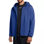 Unstoppable Fleece Full-Zip med huva – Blå – Herr