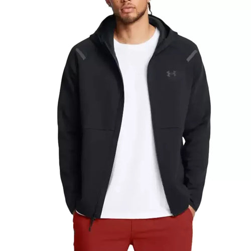 Unstoppable Fleece Full-Zip Hooded - Black - Men's