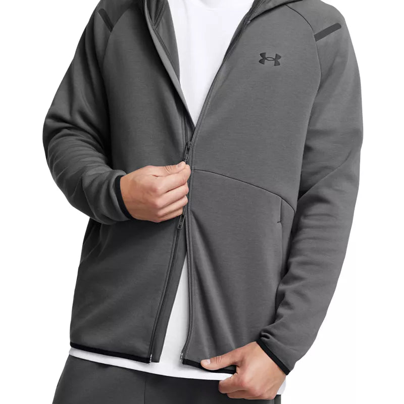 Unstoppable Fleece Full-Zip À Capuche - Gris - Homme