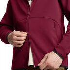 Unstoppable Fleece Full-Zip Mit Kapuze - Rot - Herren