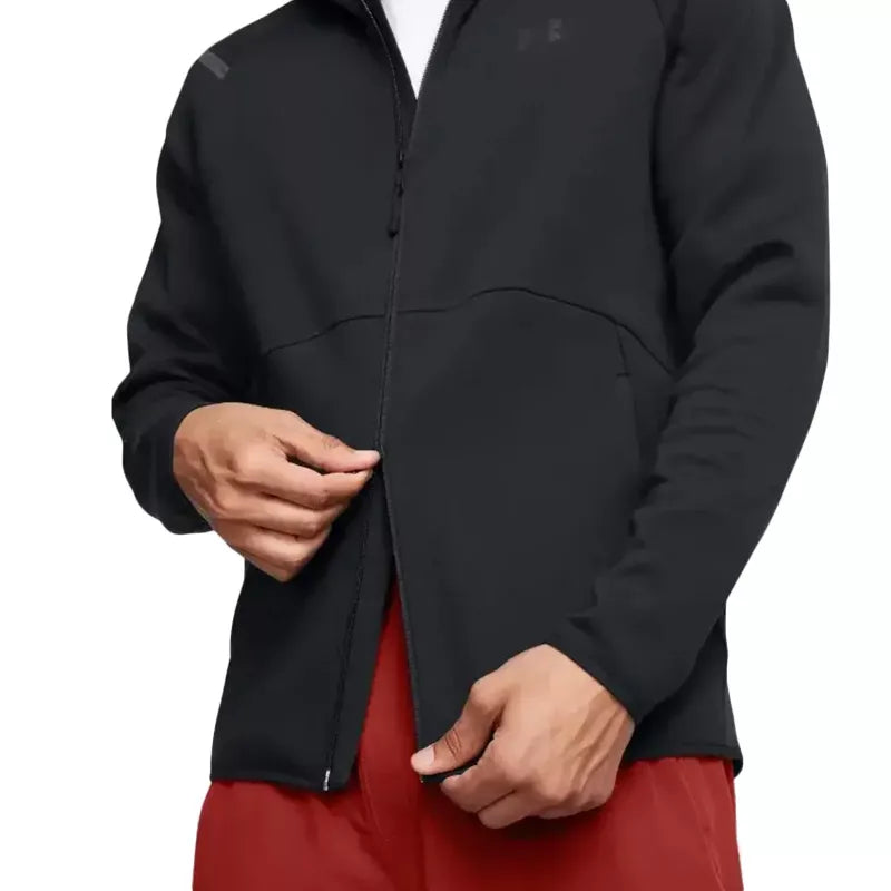 Unstoppable Fleece Full-Zip Hooded - Black - Men