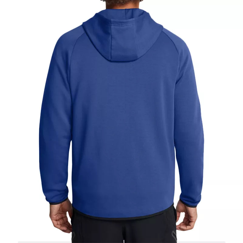 Unstoppable Fleece Full-Zip med huva – Blå – Herr