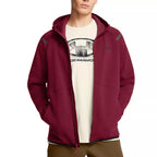 Unstoppable Fleece Full-Zip Mit Kapuze - Rot - Herren