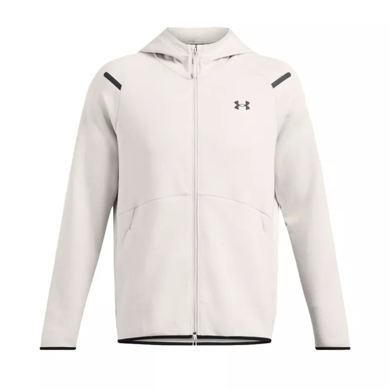Unstoppable Fleece Full-Zip Hooded - White - Men's