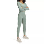 Vanish Seamless Leggings - Green - Women's