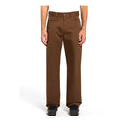 Union Loose Straight Twill Trousers - Timber Brown