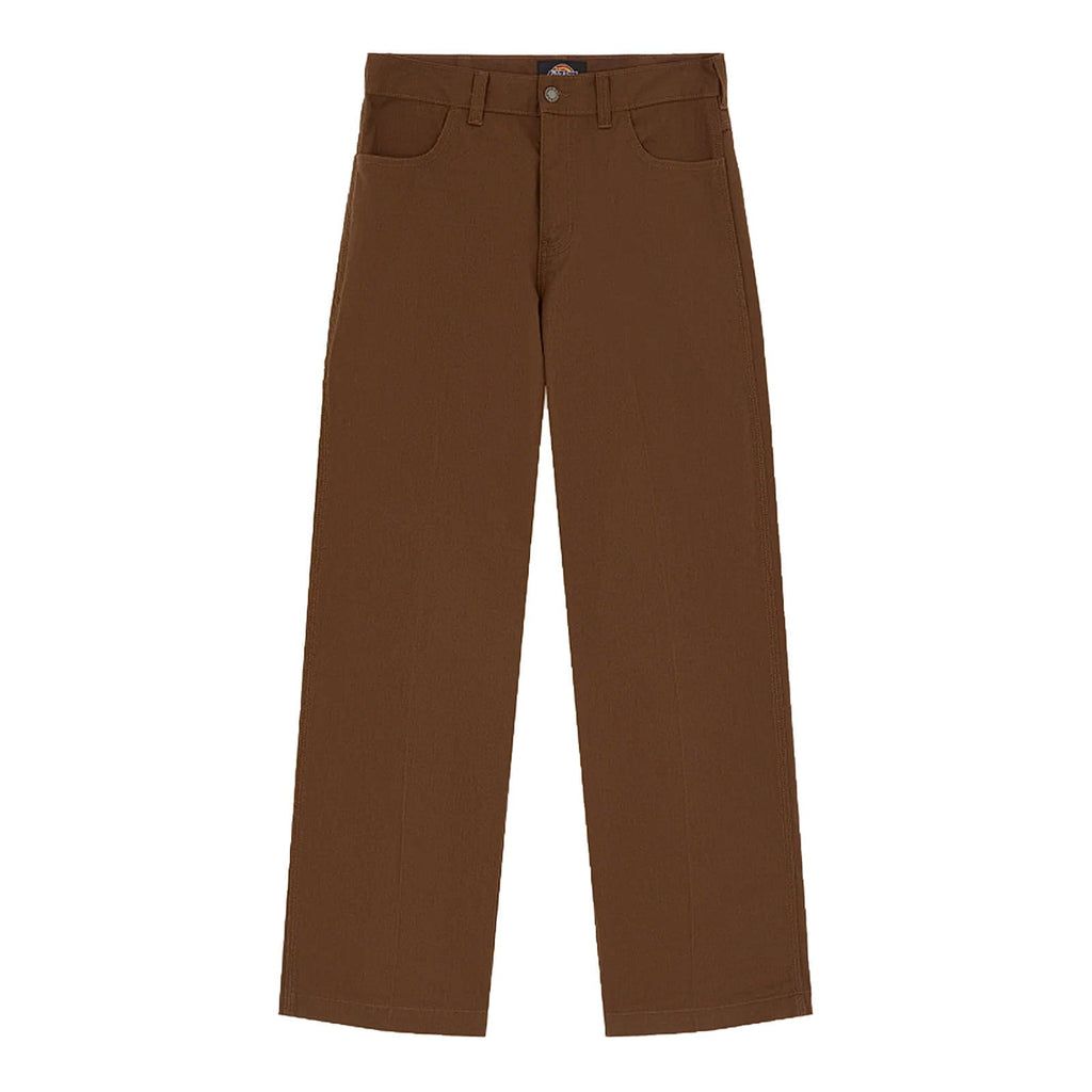Union Loose Straight Twill Trousers - Timber Brown