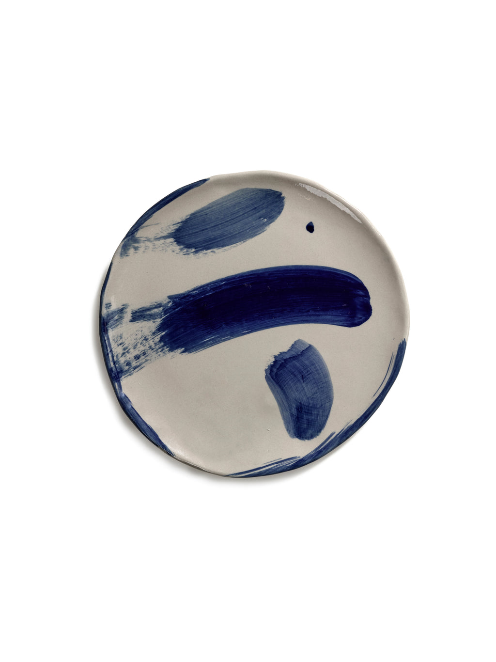 Sophia - Assiette De Petit-déjeuner (lot De 4) - Grès - Beige Bleu