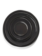 La Mère - Lot De 2 Assiettes À Pain - Grès - Ébène