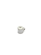 La Mère - Lot De 2 Tasses À Espresso + Couvercles - Grès - Blanc Cassé