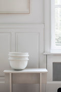 Earth Interior - Pot De Fleurs - Papier Mâché - Blanc