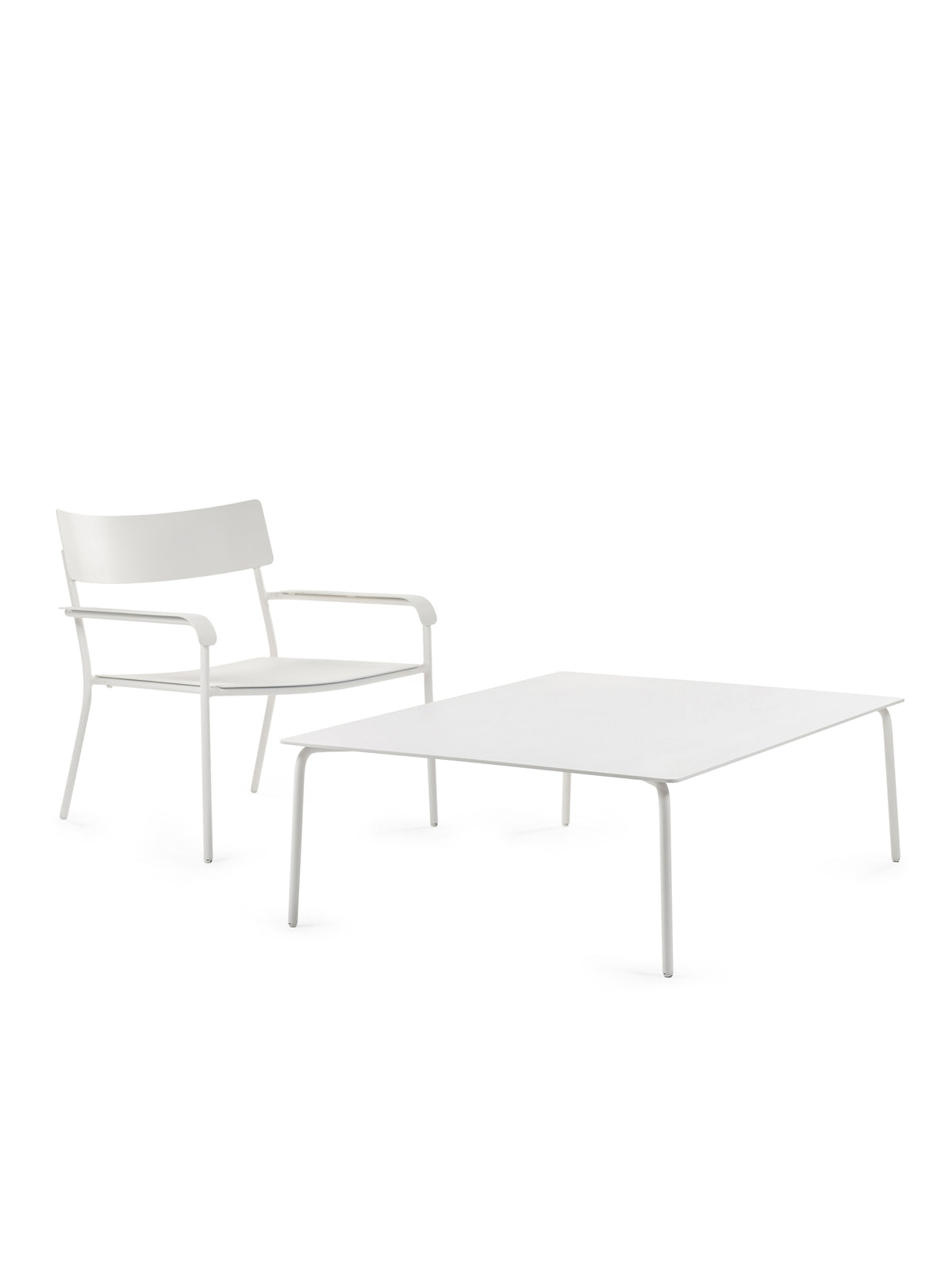 August - Table Basse - Aluminium - Sable