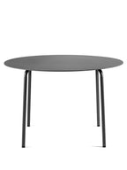 August - Table Ronde - L - Aluminium - Noir