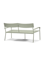 August - Gartensofa - Aluminium - Grün