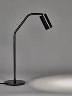 Sofisticato - Lampe De Table N°25 - Acier Bleui - Noir
