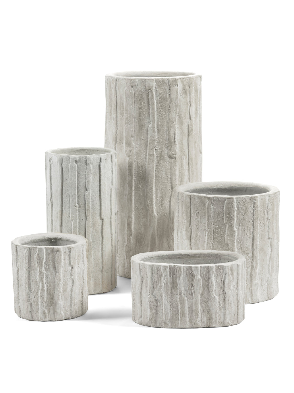 Pottery Rift - Pflanzkübel 03 - XL - Steinzeug - Off-White