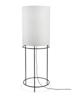 Bea Mombaers Cylinder - Golvlampa 03 - Stål - Vit