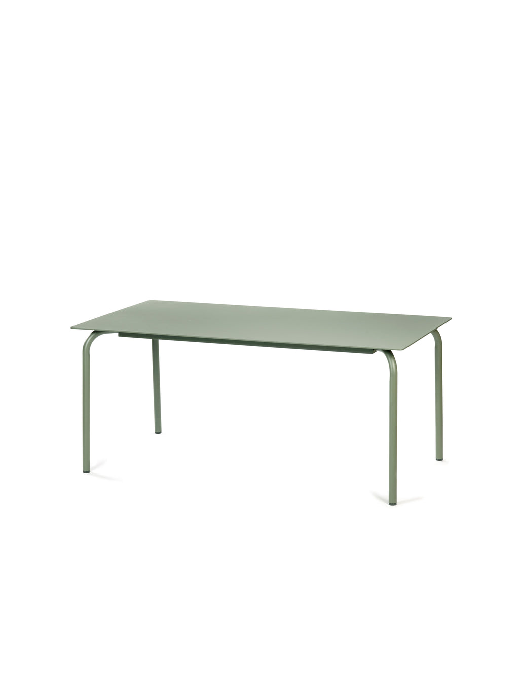 August - Table - L - Aluminium - Vert