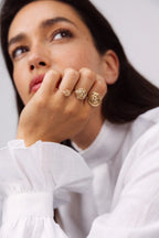 Maxi Bague Rosa - Or
